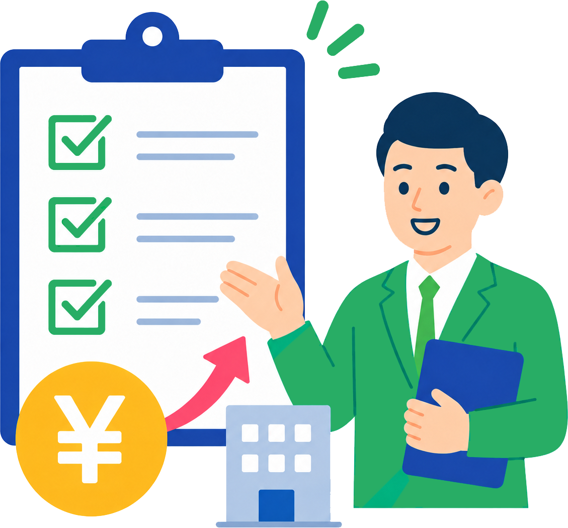 補助金活用を支援する担当者